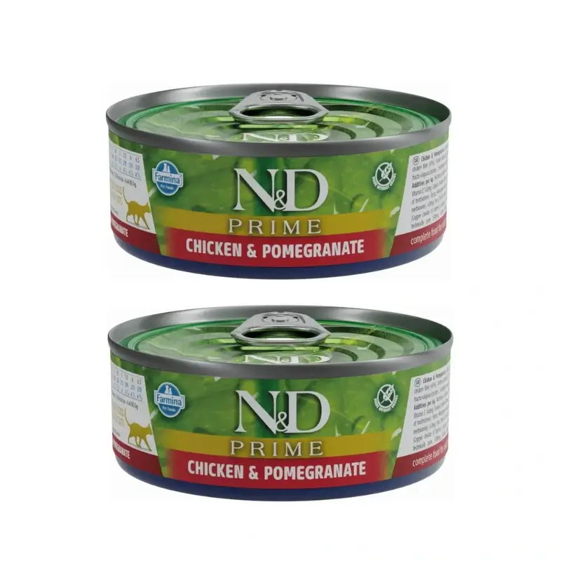 Farmina N&D Cat Prime Chicken Pomegranate Box 30X70Gr, Pack Of 2