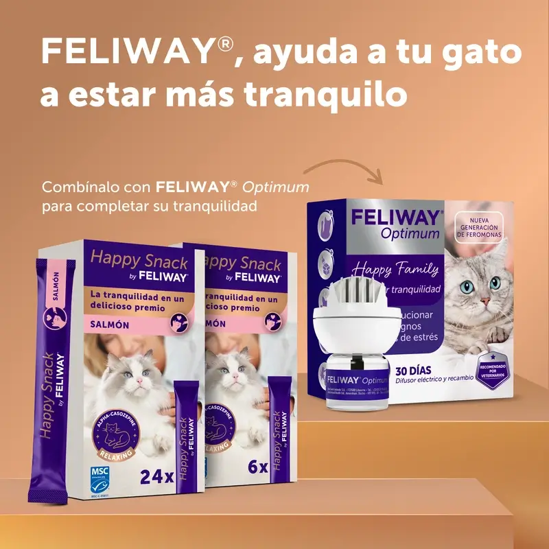 Feliway Happy Snack Goût saumon, 24 sachets - Image 9