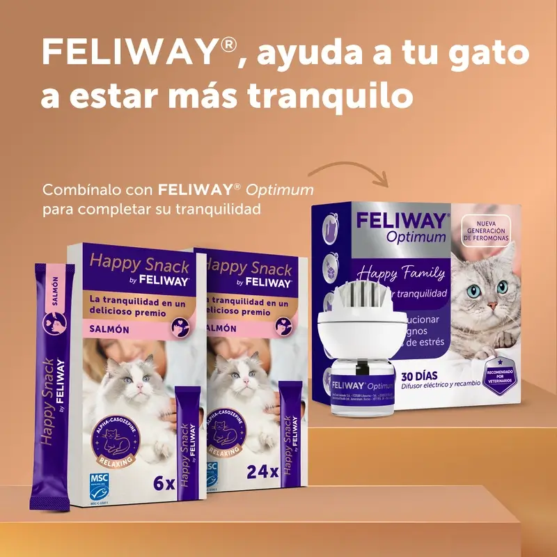 Feliway Happy Snack Goût saumon, 6 sachets - Image 9
