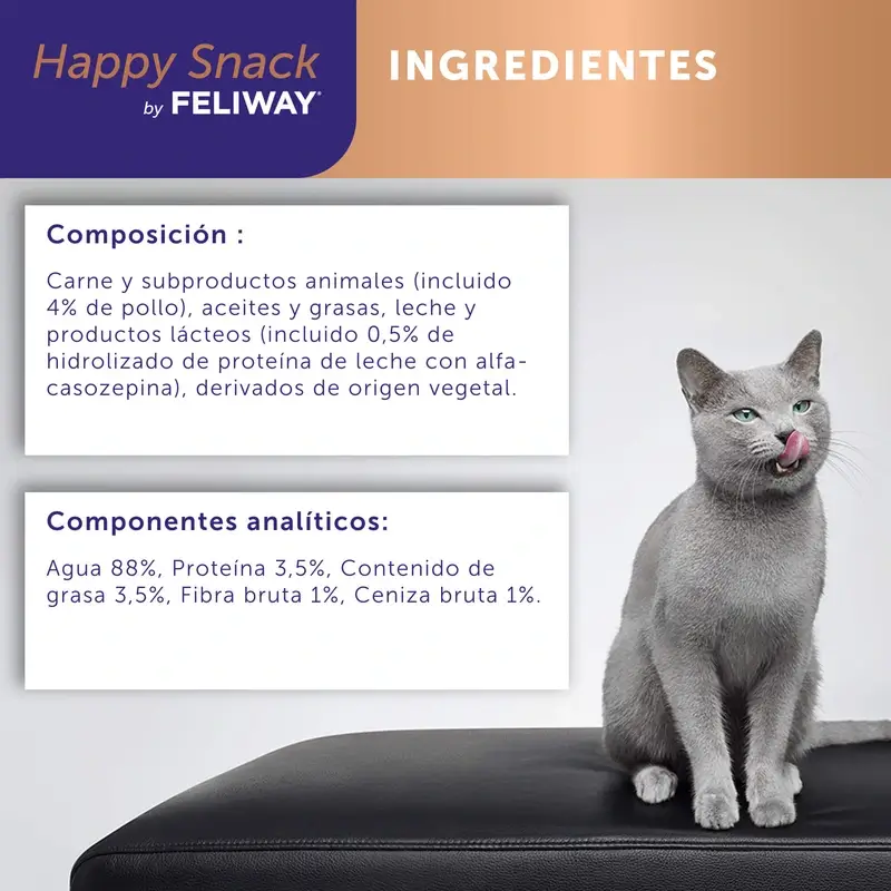 Feliway Happy Snack Saveur Poulet, 24 sachets - Image 6