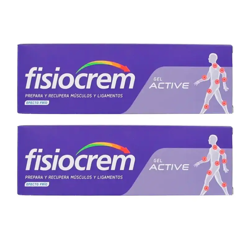 Fisiocrem Active Gel, paquet de 2 x 60 ml