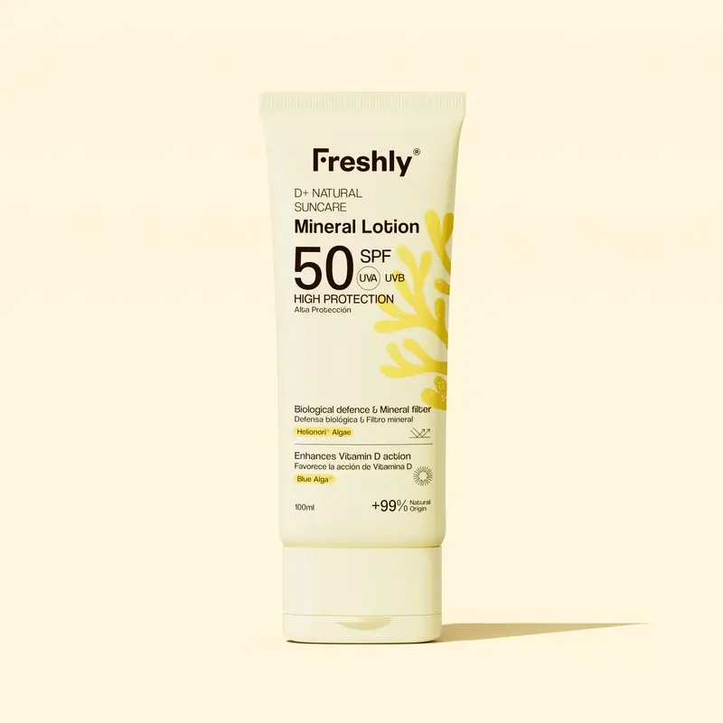 Freshly D+ Natural Suncare Mineral Lotion Spf50, 100 ml - Image 2