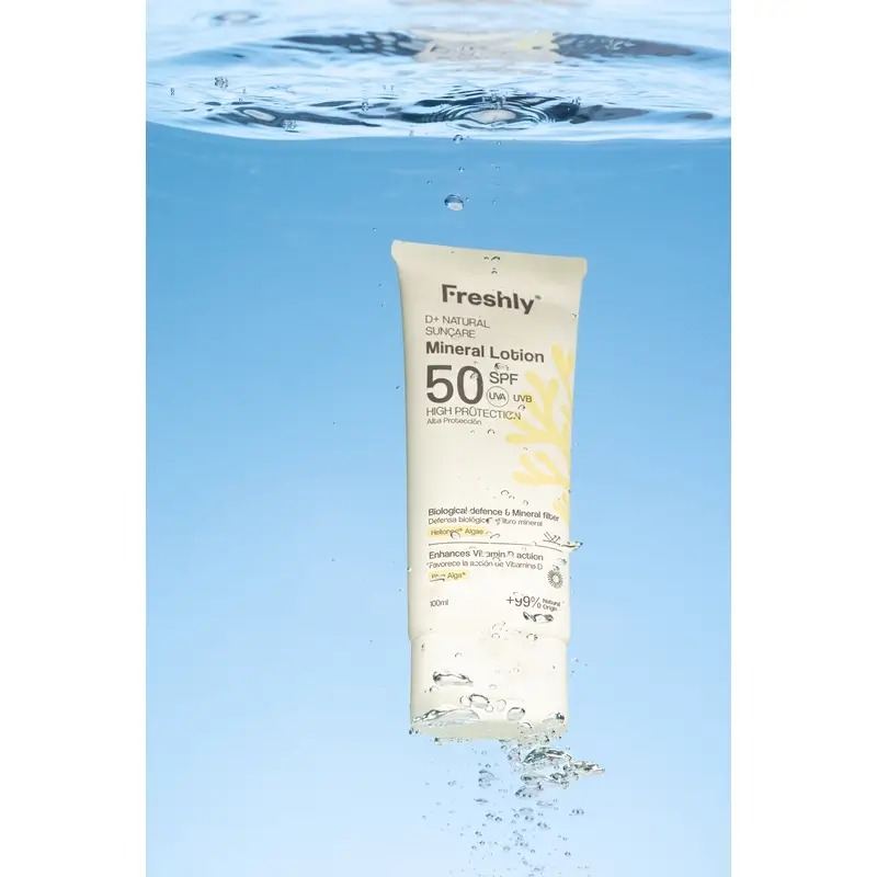 Freshly D+ Natural Suncare Mineral Lotion Spf50, 100 ml - Image 7