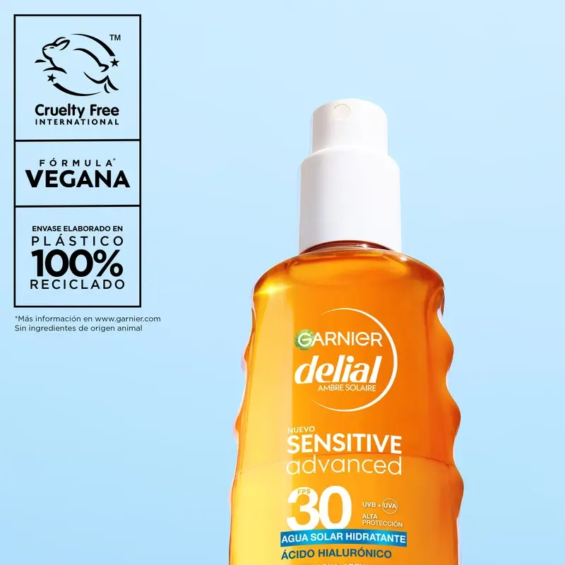 Garnier Delial Delial Sensitive Advanced Moisturising Sun Care Water Spf 30, 150Ml - Image 10