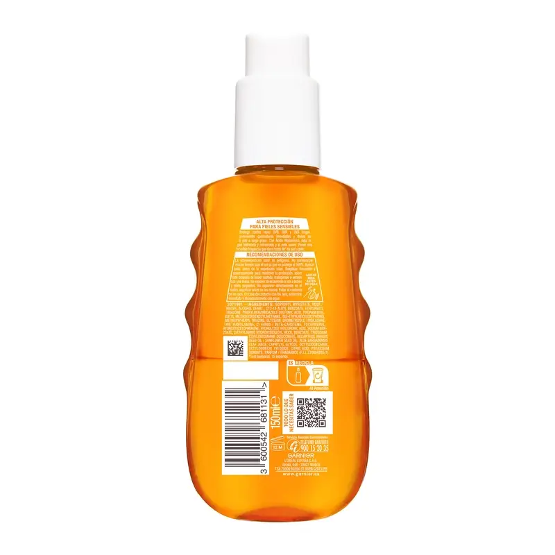 Garnier Delial Delial Sensitive Advanced Moisturising Sun Care Water Spf 30, 150Ml - Image 2