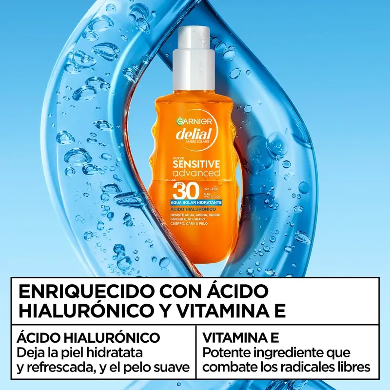 Garnier Delial Delial Sensitive Advanced Moisturising Sun Care Water Spf 30, 150Ml - Image 5