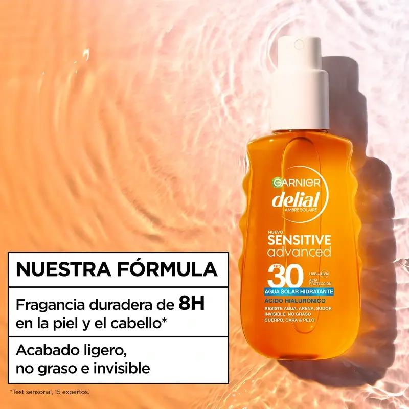 Garnier Delial Delial Sensitive Advanced Moisturising Sun Care Water Spf 30, 150Ml - Image 7