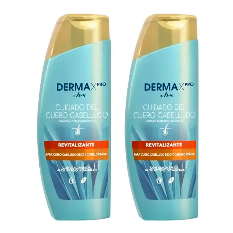 H&S Dermaprox Revitalize Shampooing, paquet de 2 x 300 ml