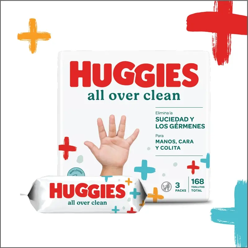 Huggies All Over Clean Wipes , 56 pcs. - Image 2