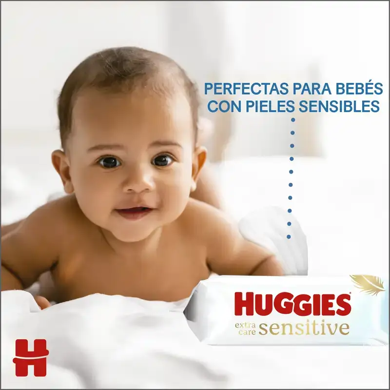 Huggies Extra Care Sensitive Wipes , 48 pcs. - Image 8