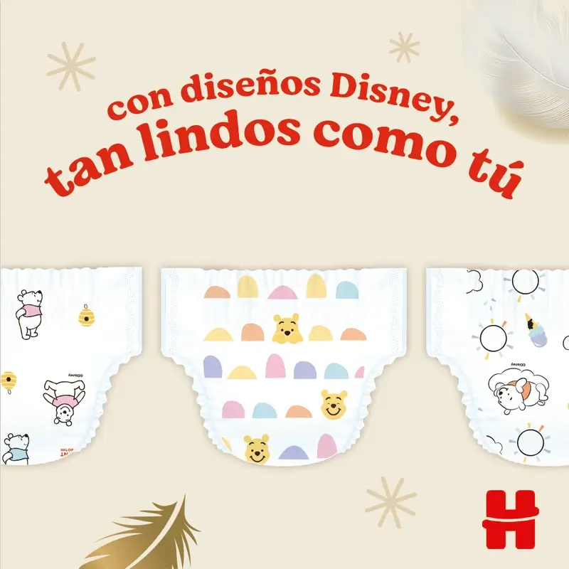 Huggies Extra Care Taille 4 (9-14 Kg) Disney Baby Diaper, 76 pcs. - Image 7