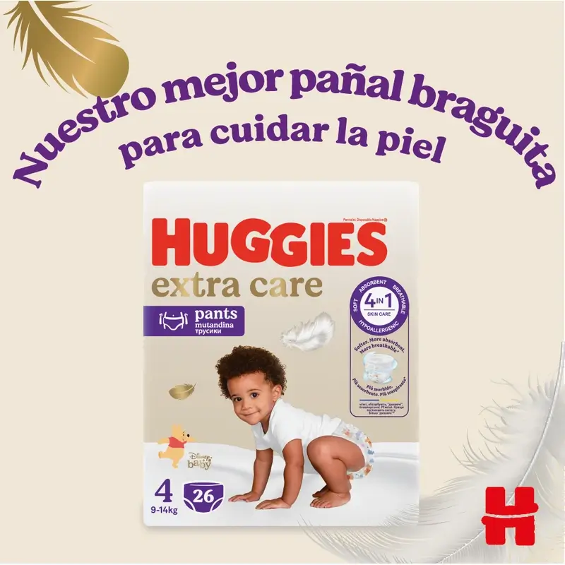 Huggies Extra Care Taille 6 (15-25 Kg) Disney Baby Diaper Briefs, 22 pcs. - Image 6