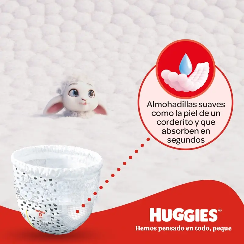 Huggies Little Movers Taille 6 (15-25 Kg) Disney Baby Diaper Briefs, 96 pièces - Image 5