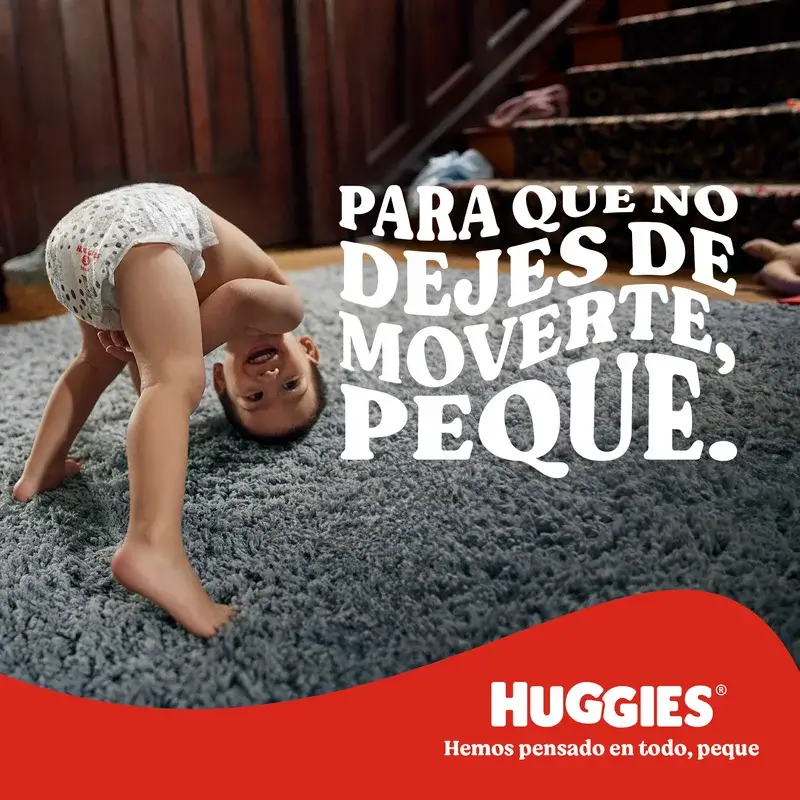 Huggies Little Movers Taille 4 (9-14 Kg) Disney Baby Diaper Brief, 120 pièces - Image 3