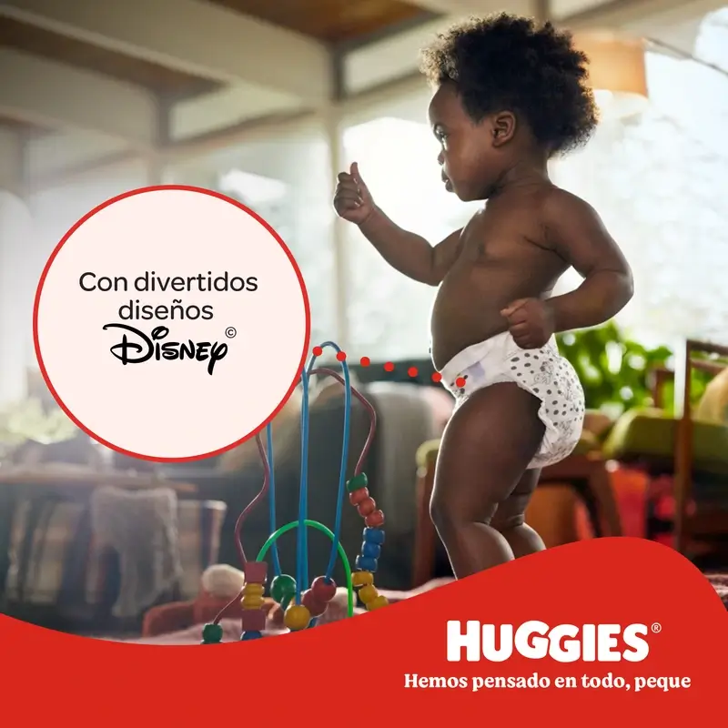 Huggies Little Movers Taille 4 (9-14 Kg) Disney Baby Diaper Brief, 120 pièces - Image 7