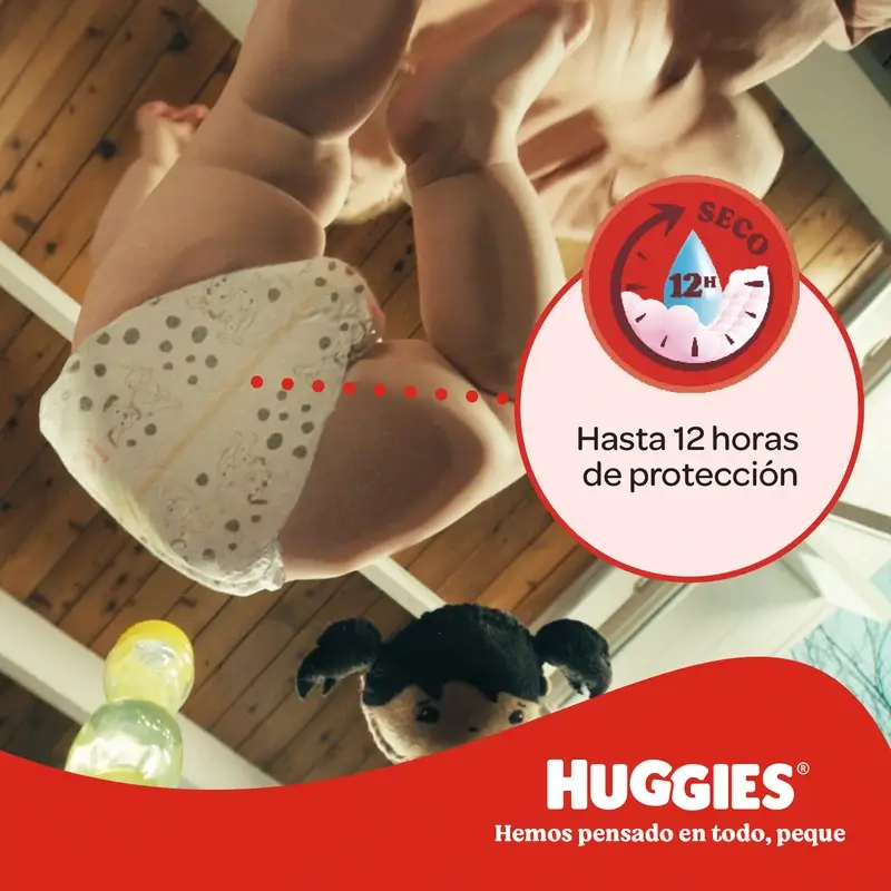 Huggies Little Movers Taille 4 (9-14 Kg) Disney Baby Diaper Brief, 120 pièces - Image 8