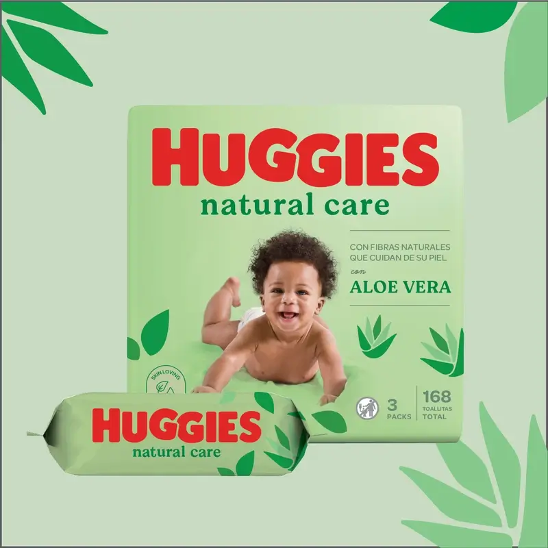 Huggies Natural Care Wipes , 56 pcs. - Image 2