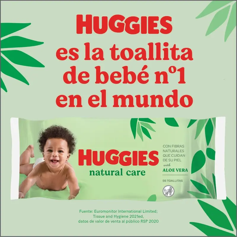 Huggies Natural Care Wipes , 56 pcs. - Image 7