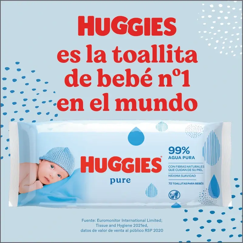 Huggies Pure Wipes , 168 pcs. - Image 7