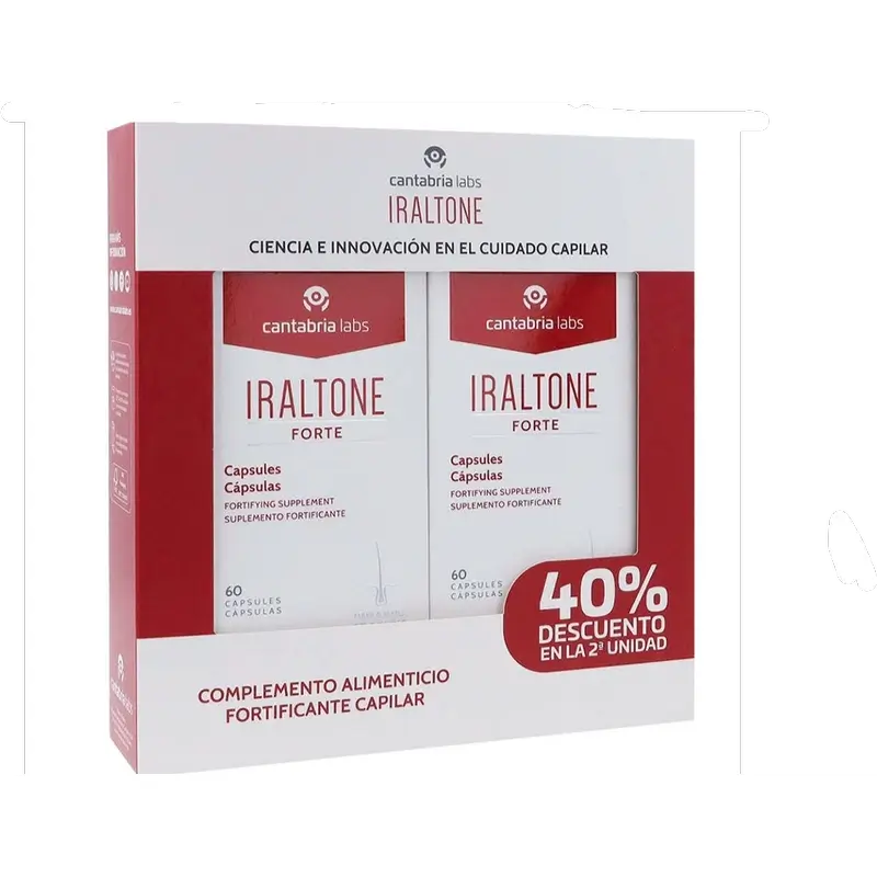 Iraltone Duplo Forte Traitement contre la chute des cheveux, 120 gélules