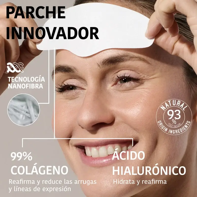Iroha Nature Forehead Patches 99% Collagen (3 pcs + 1 Mist) , 3 paires - Image 5
