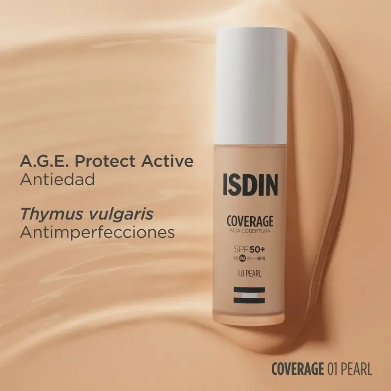 Isdin Coverage 1.0 Pearl Spf50+, 30 gr - Image 3