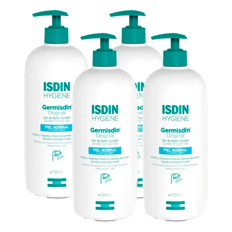 Isdin Germisdin Original, paquet de 4 x 1000 ml