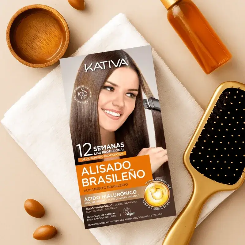 Kativa Kit de lissage à la kératine avec acide hyaluronique - Image 4