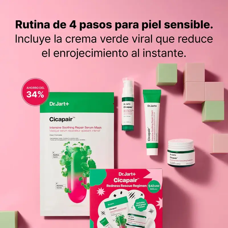 Kit de sauvetage pour peaux rougies Dr.Jart+ avec Centella asiatica - Image 3