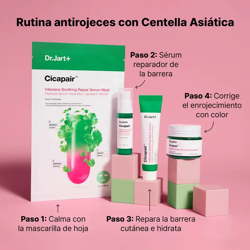 Kit de sauvetage pour peaux rougies Dr.Jart+ avec Centella asiatica - Image 4