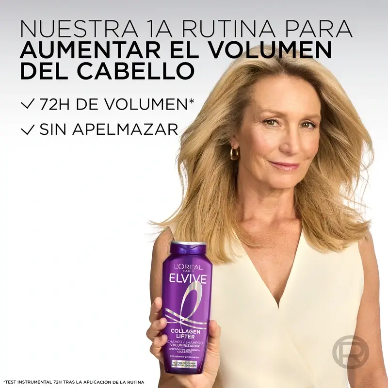 L'Oréal Paris Elvive Shampooing Volumisant, avec Peptides de Collagène, 700 ml - Image 8