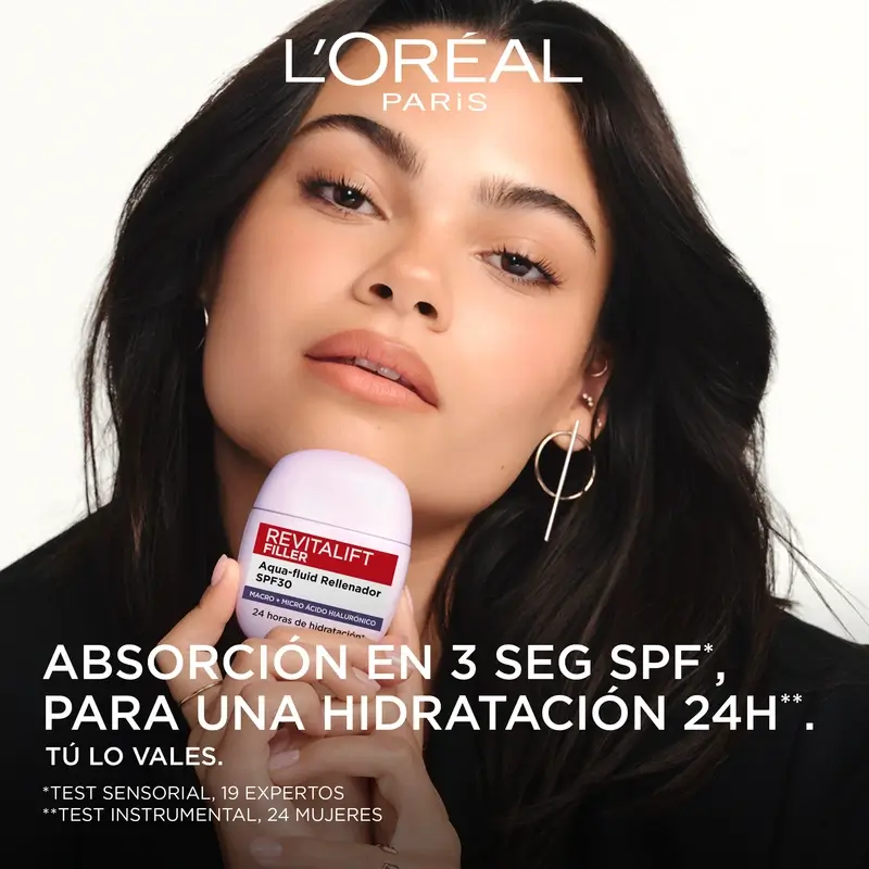L'Oréal Paris L'Oréal Paris Revitalift Filler Aqua-Fluid Spf30 Replenisher, 40Ml - Image 3