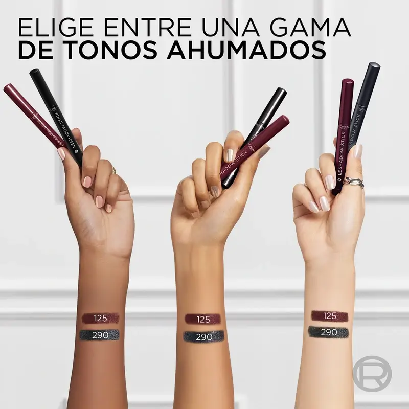 L'Oreal Paris Paradise Les Shadow Sticks Smokey Creamy Blending Eyeshadow Bordeaux - Image 8