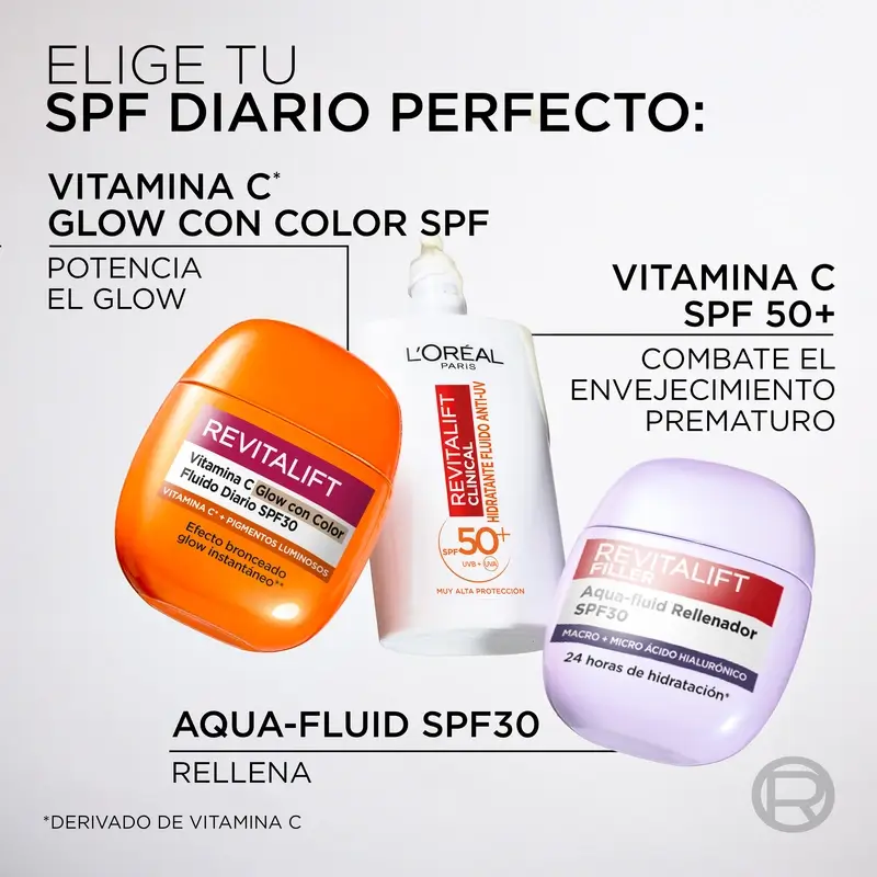 L'Oréal Paris Revitalift Clinical, Vitamine C Glow With Colour Daily Fluid Spf30, 40Ml - Image 8