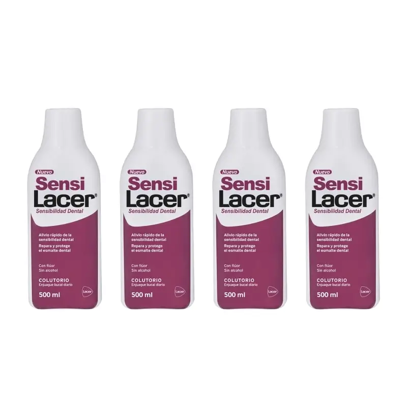 Rince-bouche Lacer Sensilacer, paquet de 4 x 500 ml