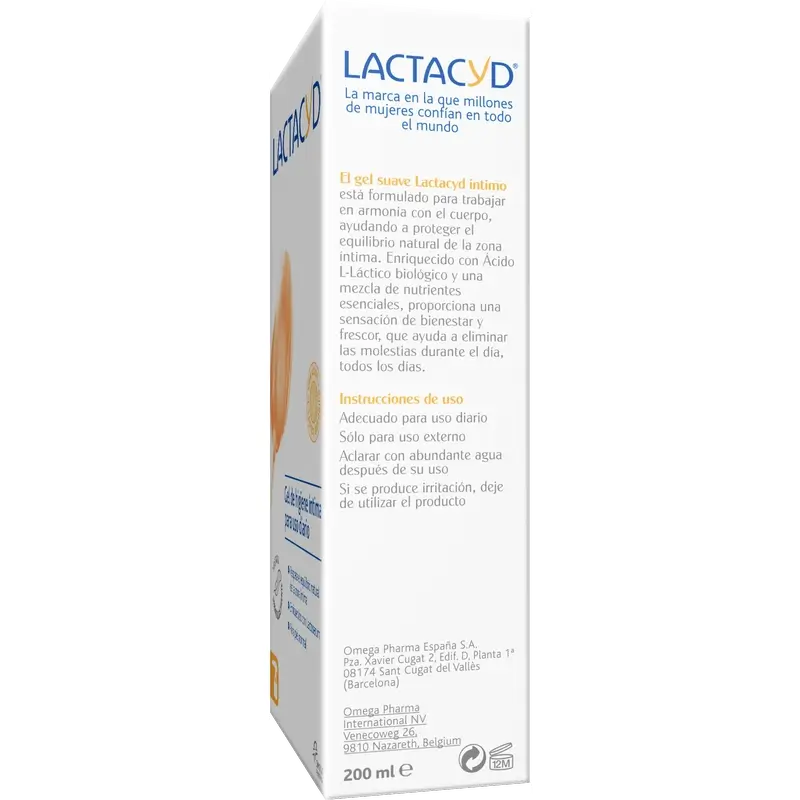 Lactacyd Duplo Gel d'hygiène intime Usage quotidien 2 x 200 ml - Image 2