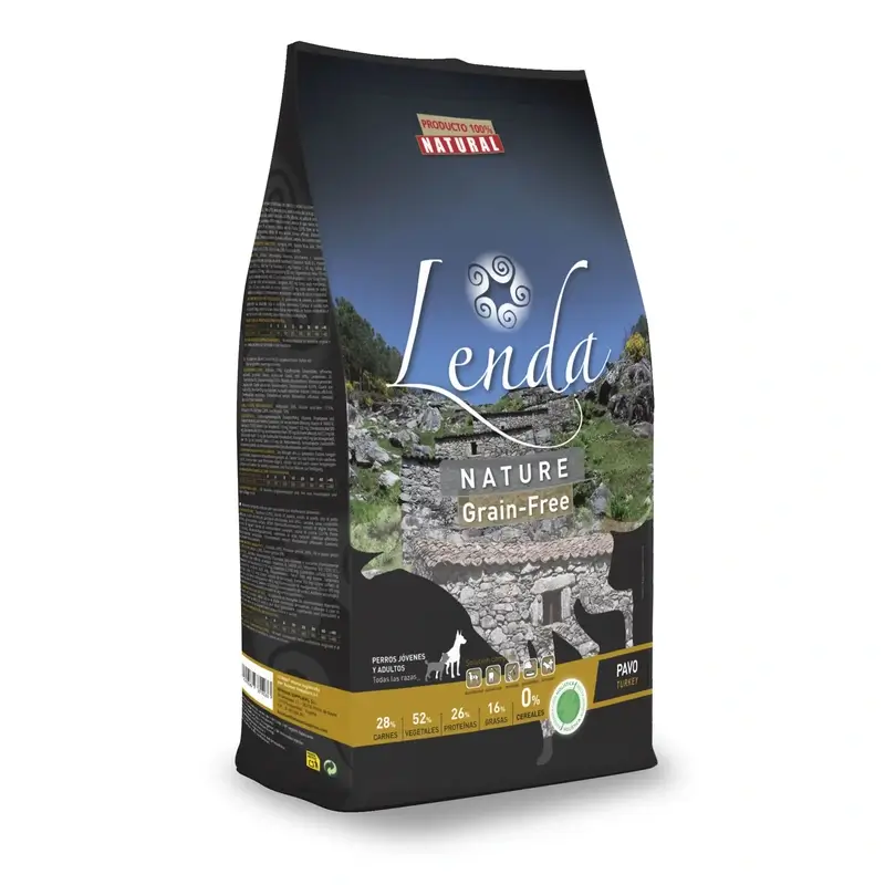 Lenda Dog Nature sans céréales à la dinde, 3 kg