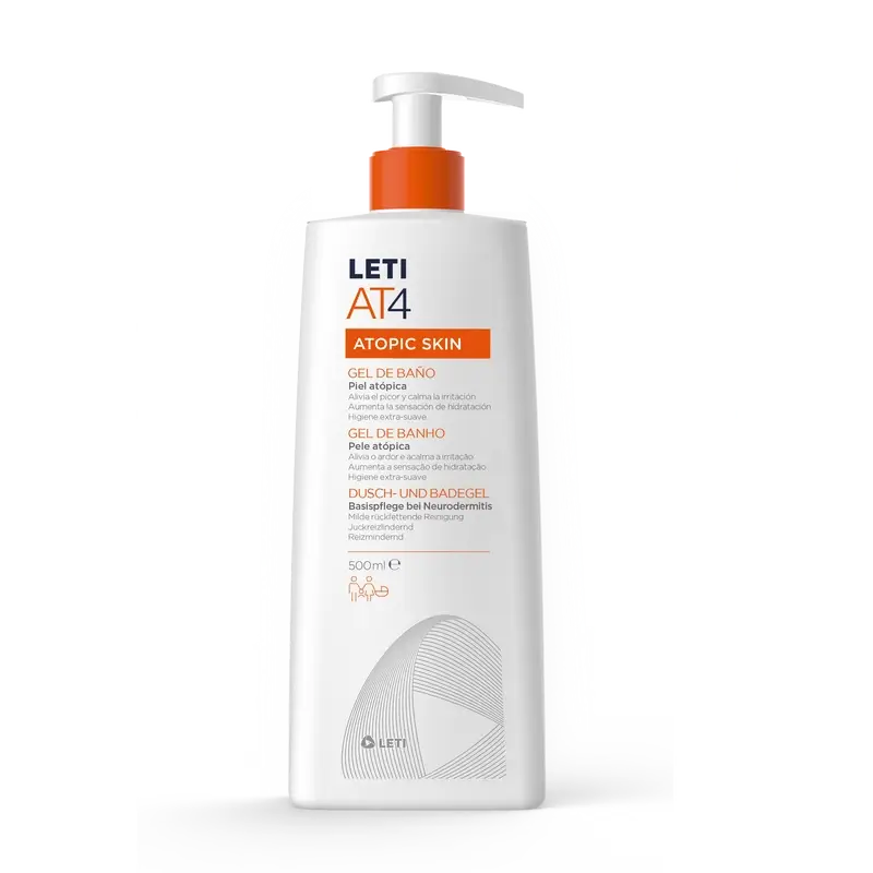 Leti At4 Gel de bain, 500 ml