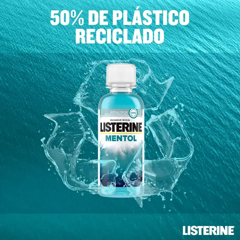 Listerine, bain de bouche au menthol, 95 ml - Image 5