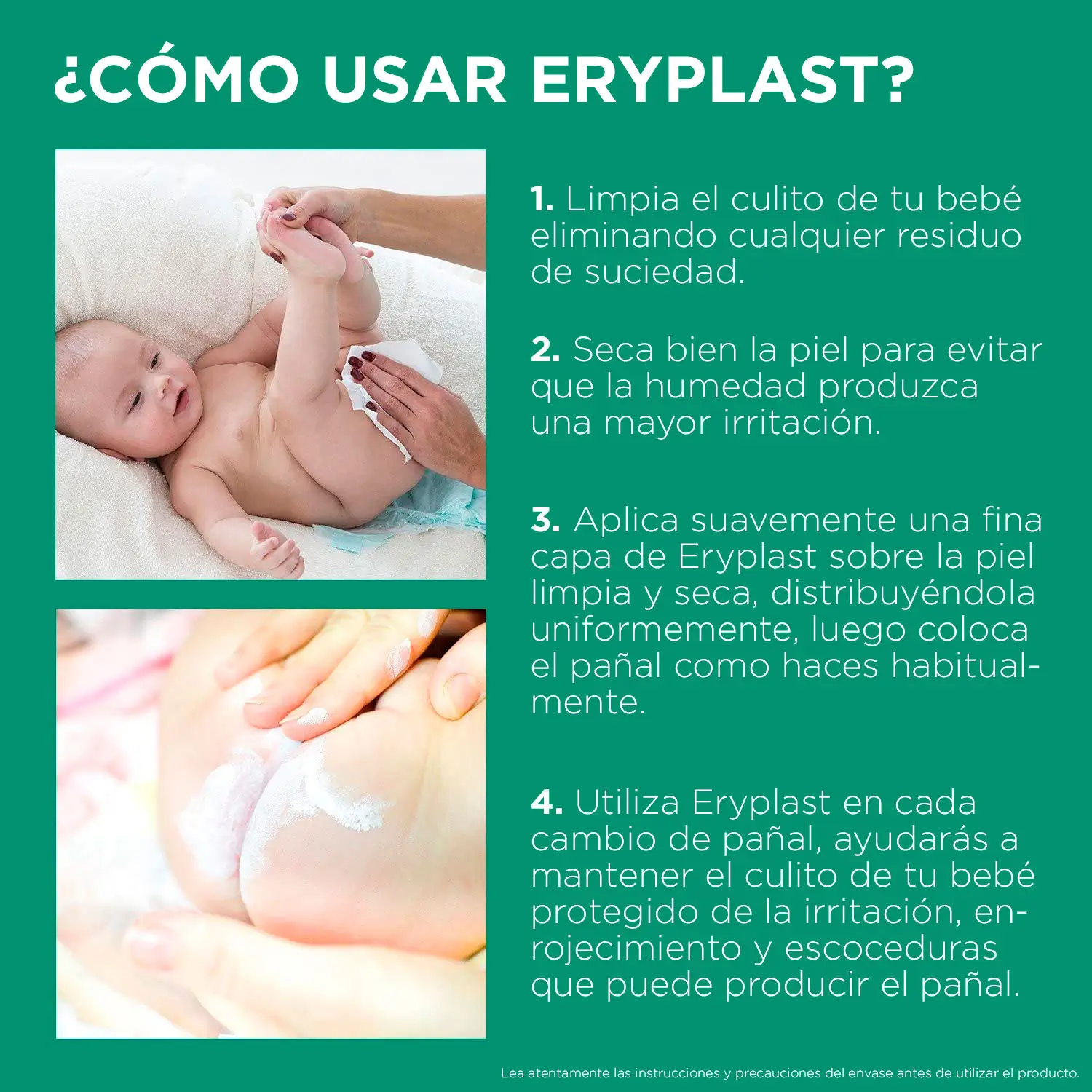 Eryplast Lutsine E45 Crème pour couches de bébé à base d'eau, paquet de 2 x 75 gr - Image 5