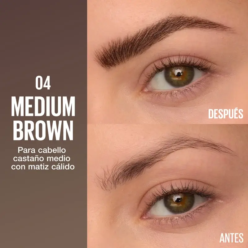 Maybelline New York Crayon à sourcils Brow Insert, brun moyen, 1,25 ml - Image 3