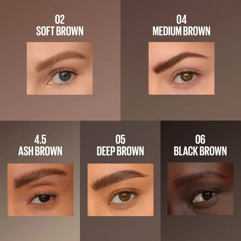 Maybelline New York Crayon à sourcils Brow Insert, brun moyen, 1,25 ml - Image 9
