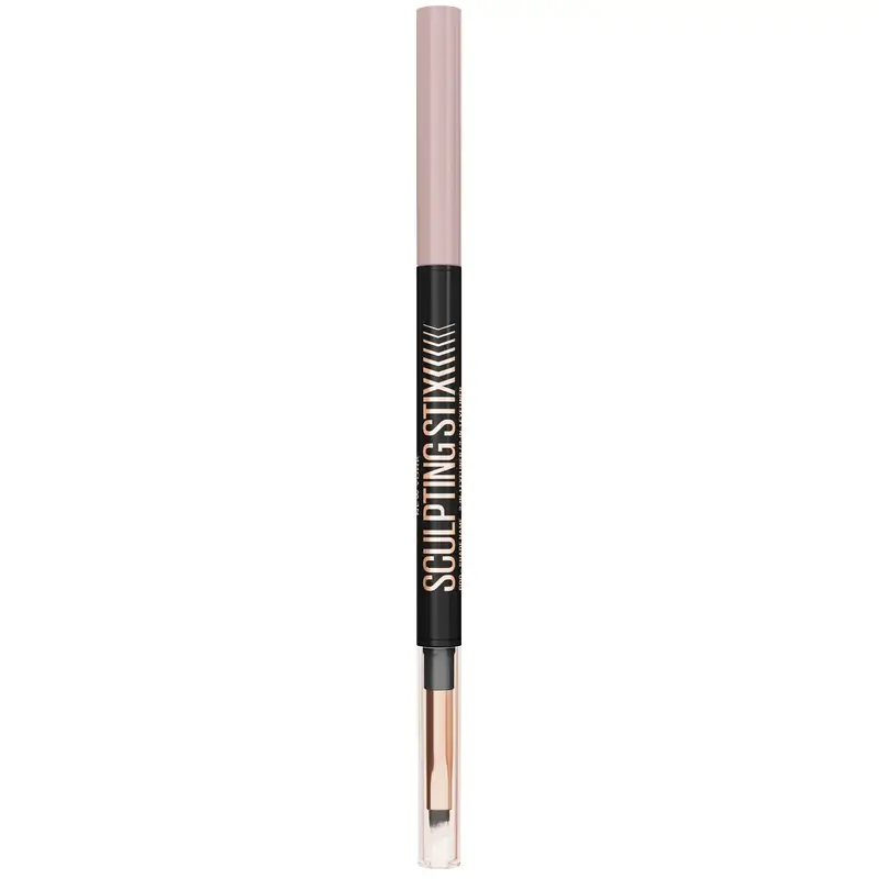 Maybelline New York Sculpting Stix Eyeliner 2 en 1, Black Blur 016, 0,7G