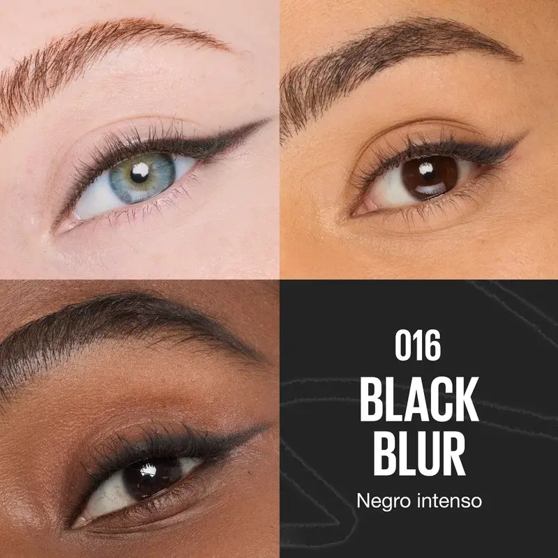 Maybelline New York Sculpting Stix Eyeliner 2 en 1, Black Blur 016, 0,7G - Image 4