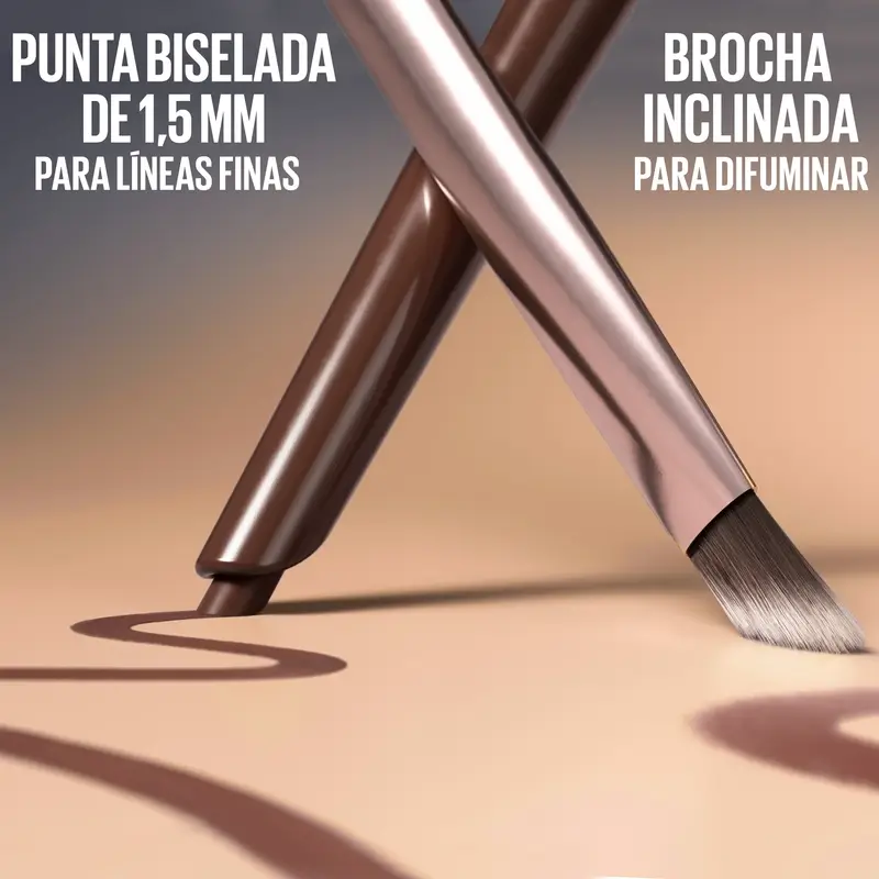 Maybelline New York Sculpting Stix Eyeliner 2 en 1, Black Blur 016, 0,7G - Image 7