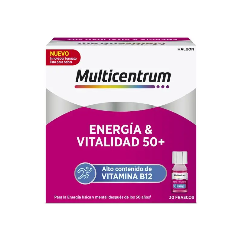Multicentrum Energie & Vitalité 50+, 30 flacons
