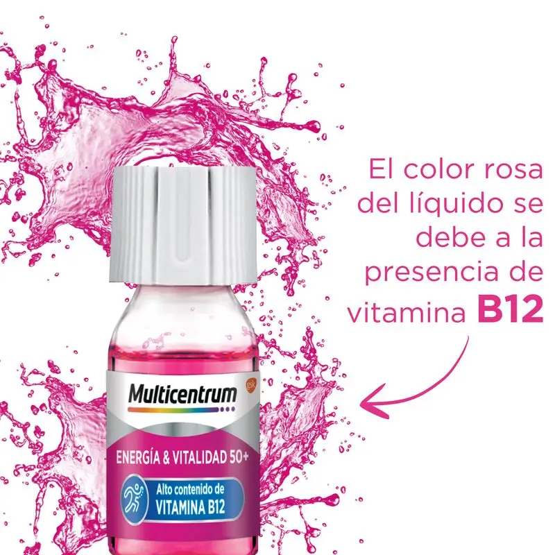 Multicentrum Energie & Vitalité 50+, 30 flacons - Image 3