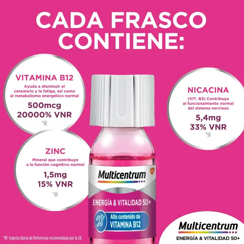Multicentrum Energie & Vitalité 50+, 30 flacons - Image 6