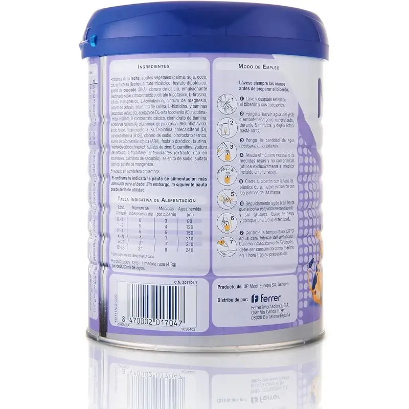 Novalac Ae Lait infantile 0-36 mois, anti-constipation, 800 g - Image 4
