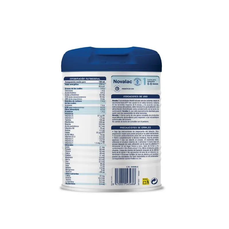 Novalac 1 Lait de démarrage, paquet de 12 x 800 g - Image 9